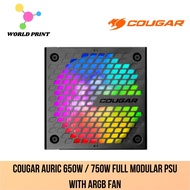 Cougar AURIC 650W / 750W Full Modular PSU with aRGB Fan