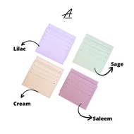 Card Holder 6 SLOT Card WALLET + 1 SLOT soft color