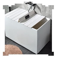 Folding Bathtub Cover PVC Bath Caddy Tray Heat Resistant Dust-Proof Bathtub Insulation Board Hotel G