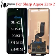 OLED Black 6.4 Inch For Sharp Aquos Zero 2 Zero2 SH-Z20 SHV47 906SH LCD DIsplay Touch Screen Digitiz