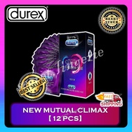 Durex Condom New Mutual Climax 12PCS Kondom Durex Tahan Lama Real Feel Long Lasting Climax Sek Lelaki Kondom 杜蕾斯 持久装 凸点