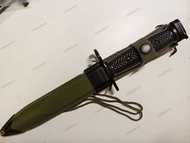Bayonet M7 with M8A1 Camping Kitchen Knife 刀/戰術/露營/消防/救護/ 戶外/求生/軍品/士氣章/野外/急救/工具/Tactical/Camping/Res
