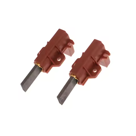 （Summer6）1/2 Pcs Washing Machine Motor Carbon Brush And Holder Brushes Coal Electric Motors For Aris