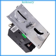 KOK Professional Coin Slot Device Supports 8 Programmable Values Metal Construction