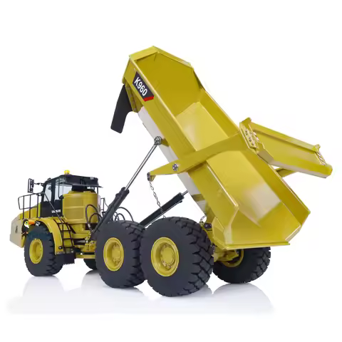 Kabolite 1/20 K960 RC Hydraulic Articulated Dumper Truck 6x6 Remote Control Construction Vehicles Mo