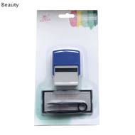 [beauty] Con Dấu Cao Su Kit DIY Tùy Chỉnh Cá Nhân Tự Mực Kinh Doanh Địa Chỉ Tên Số Thư Tem Thủ Công 