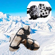 <AZs>24 Teeth Ice Gripper,Anti Slip Ice Claw,Ice Gripper Spike Grips Cleats,Non Slip Shoe Cover,Outd