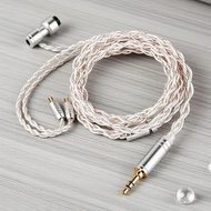 KBEAR FanMusic 6N OFC Silver-Plated IEM Cable, Headphone Extension Wire for KZ ZS10 PRO