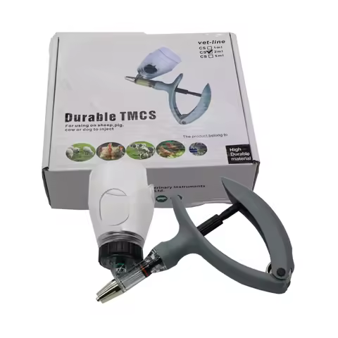 2ml /5ml Automatic Veterinary Continuous Syringe Animal Injection Adjustable Vaccine Injection for l