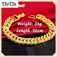 916 gold bracelet 100% Original 12mm gold bracelet for men gift