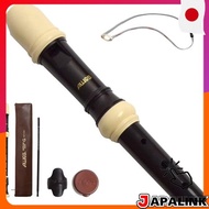 AULOS Soprano Recorder German Style 502B(G) with Neck Strap Set 【Direct from Japan】