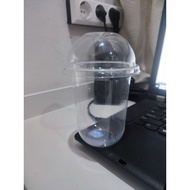 Pp14oz plastic Cup + CONVEX LID (7 grams with 2 gram lid)