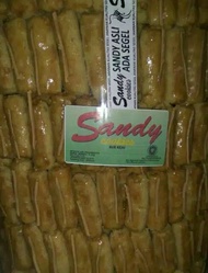 nastar label salju hijau logo 250gr Cookies coklat Sandy hijau Kue kej
