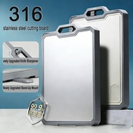 316 Double-sided antibacterial cutting board stainless steel household cutting board, mold-resistant