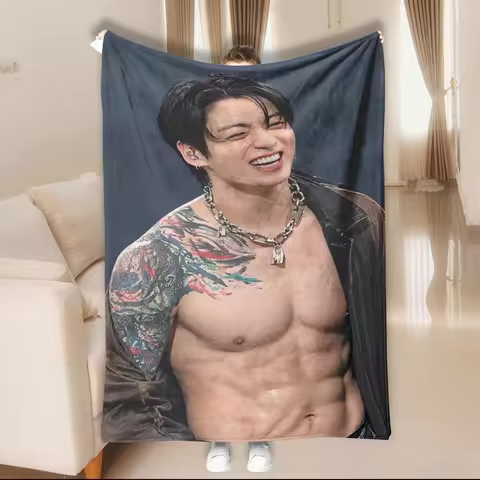 BTS Arirang World Tour 2026 Merch Cheering Slogan Fabric Slogan Sofa Living Room Picnic Camping Home