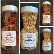 KUTKUTIN IN JAR / DILIS / SPICY / GARLIC / ADOBO PEANUTS / MANI