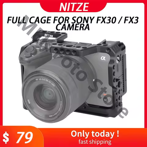 Nitze Full Cage for Sony FX30 / FX3 Camera - T-S11A