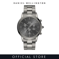 Daniel Wellington Iconic Chronograph 42mm Link Graphite Grey DW watches for men - Mens watch - Male