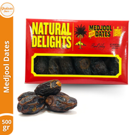 Kurma Medjool Natural Delight Large Original 500gr / Kurma Medjool Jumbo / Medjoul Dates Asli