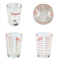Cafe De Tiamo Coffee Measure Glass Cup 120ml/4OZ