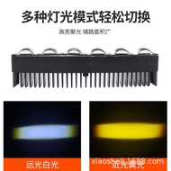 Grille Light Car Laser Mini Mesh Light Yellow White LED Motorcycle Mesh Matrix Headlight Spotlight S