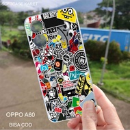 Clear Case Oppo A60 2024 - Casing Oppo A60 - Kesing Hp OPPO A60 - STCKR Motif Character Case - Camer