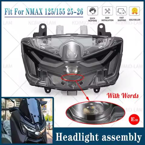 Fit For YAMAHA NMAX155 NMAX125 2025 - 2026 GPD125 GPD155 TECH MAX Motorcycle HeadLight Assembly Head