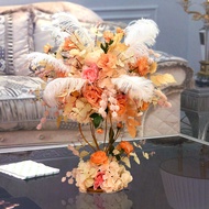 Wedding Props Simulation Artificial Flowers Hotel Wedding Table Flower Bar KTV Feather Table Flower 