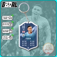 Modern high-end Foden player keychain, beautiful backpack and handbag hanging accessory, favorite fo