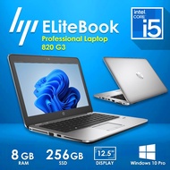 HP Ultrabook 820 G3 12.5" Business Laptop, Intel Dual Core i5-6th Gen, 8GB RAM 256GB SSD, FHD Display, Windows 10 Pro