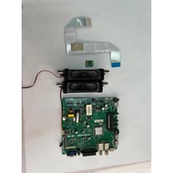 HISENSE 32M2161 32" TV MAIN BOARD, POWER BUTTON, RIBBON CARD AND SPEAKER