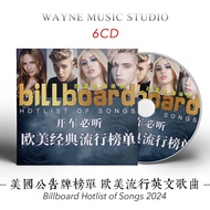 Bulletin Board List 100 Songs | Billboard Popular English Songs Car Lossless CD Disc/9.8