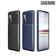 SONY Xperia 5 II CASEBURG Flexi Shield 碳纖維紋設計 保護軟套 手機軟殼 5626A