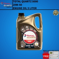 TOTAL QUARTZ 5000 20W50 5 LITER Engine Oil Fully Synthetic