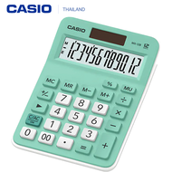 Casio เครื่องคิดเลข ขนาดกะทัดรัด  รุ่น MX-12B(Black)12 หลัก เหมาะสำหรับใช้งานทั่วไป ขนาดกลาง คาสิโอ สีดำ จำนวน MX-12B  MX12 เครื่องคิดเลข cal  ของใหม่ ของ
