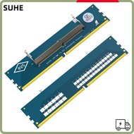 SUHE SO-DIMM to DIMM Adapter, Upgraded Version 4-Layered PCB Design DDR3 DDR4 DDR5 RAM Adapter Card,