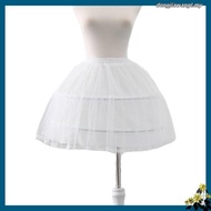 Lolita Girls Dress Petticoat Crinoline Hoop Bustle Skirt Pannier Skirt