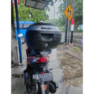 Topbox shad sh29 box motor kecil muat helm untuk honda yamaha kawasaki suzuki dll