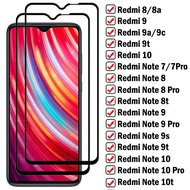 3PCS Full Tempered Glass for Xiaomi Redmi 8 8A 9 9A 9C 9T Screen Protector Redmi Note 8 9 10 Pro Max