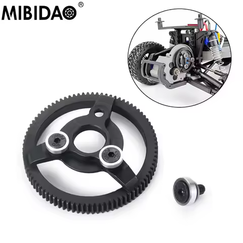 MIBIDAO 0.8M 32P 50T-57T / 48P 86T Spur Gear Transmission Gears for 1/10 Slash 2wd Rustler Stampede 