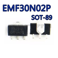 5PCS F30N02 EMF30N02P SOT-89 MOS Field Effect Management