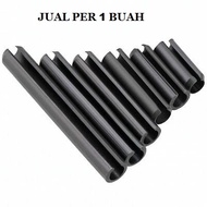 Roll Pin 4 mm x 10 mm C Black Steel Split Pin Dowel Pins Sellock Slotted Spring Pin Diameter 4 mm Le