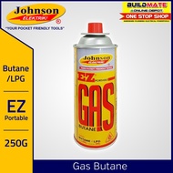 ♞JOHNSON ELEKTRIK EZ Gas Butane for Portable Gas Stove 250 Grams BUILDMATE