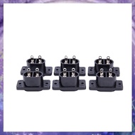 (Y W Z H)6 x AC 250V 2.5A IEC320 C7 Socket Solder Cup Pins Power Connector