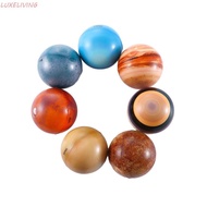 LUXELIVING Moon Star Ball Ball Toy Colorful Solar System 6.3cm Stress Relief Sponge Ball Printing St