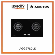 Ariston AGG2780LS  78cm 2-Burners Gas Hob (LPG)