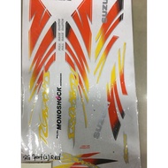 suzuki rg sport (2) red body  sticker/stripe