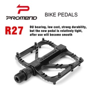PROMEND Aluminum Bike Pedals PD-R27 BMX Bearing CNC Body MTB Road Non-slip Sealed 9/16"