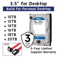 1. Hard Disk 10TB 12TB 14TB 16TB 18TB 20TB HDD 3.5" Hard Drive Blue PC Desktop HDD