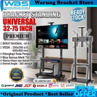 TV BRACKET TV BRICKET TV BRACKET TV BRACKET STANDING 24 TO 65 INCH UNIVERSAL Black Iron